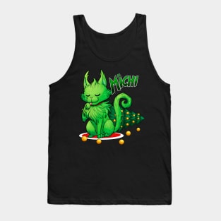 the michi the cat that hates christmas Tank Top